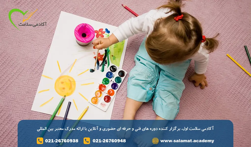 معانی رنگ ها در نقاشی کودکان