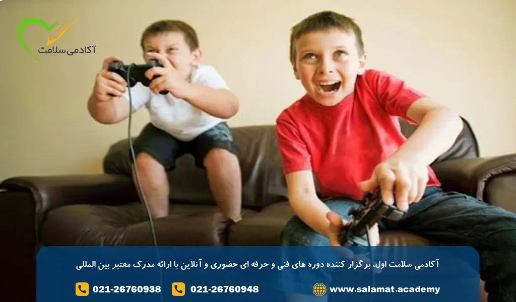 مضرات استفاده کودک از بازی های کامپیوتری