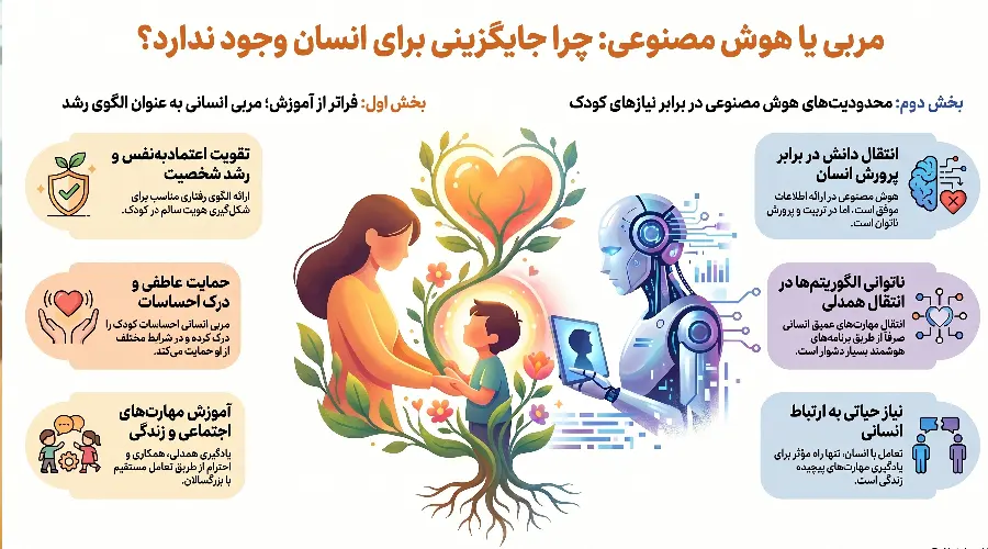 آیا هوش مصنوعی جای مربیان کودک را میگیرد؟