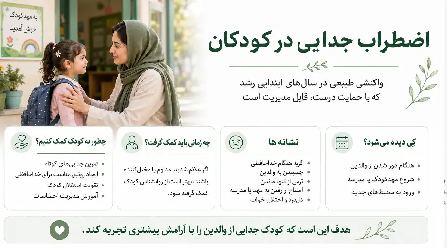 اضطراب جدایی در کودکا