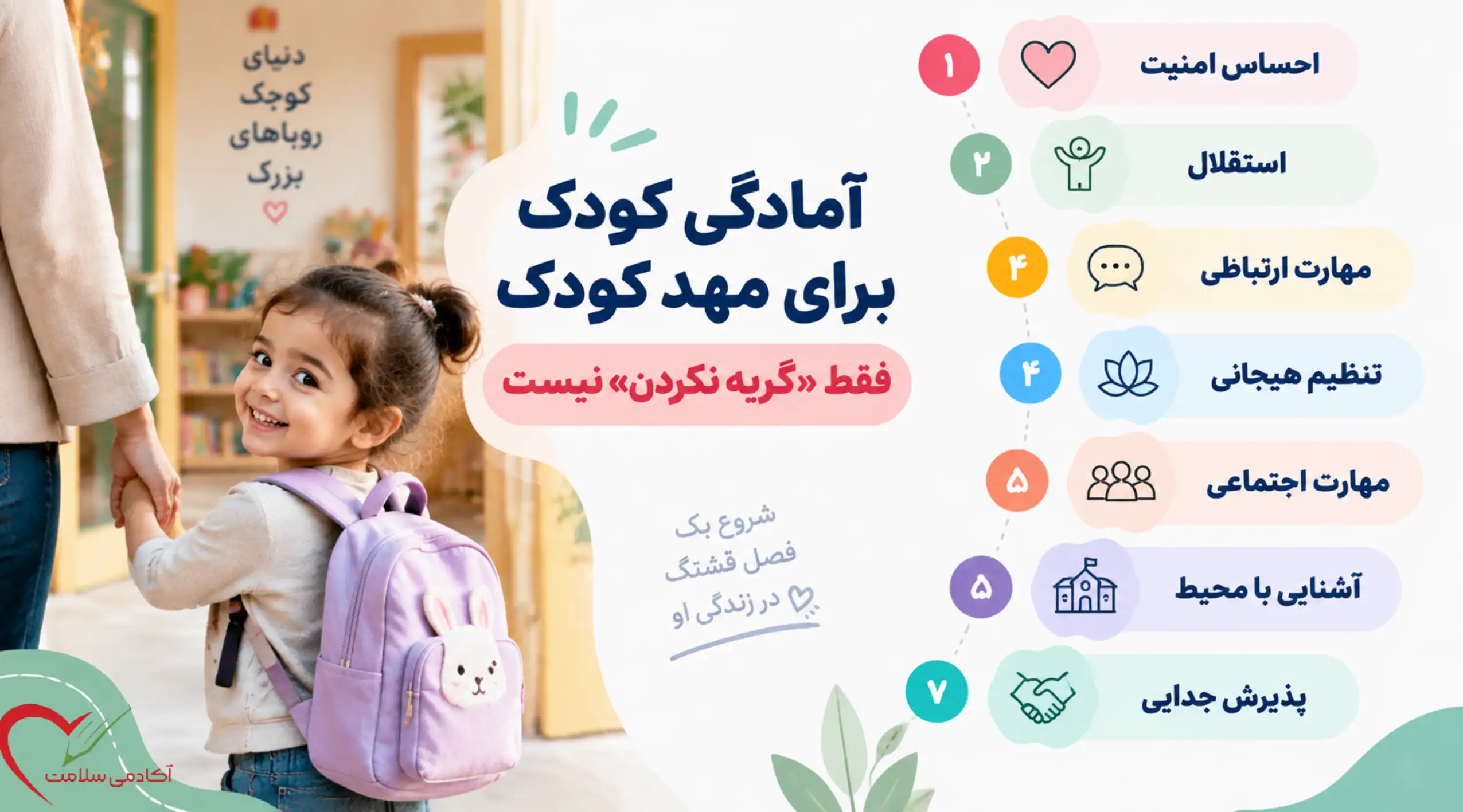 چه مهارت هایی را بهتر است کودک قبل از مهد کودک تمرین کند؟